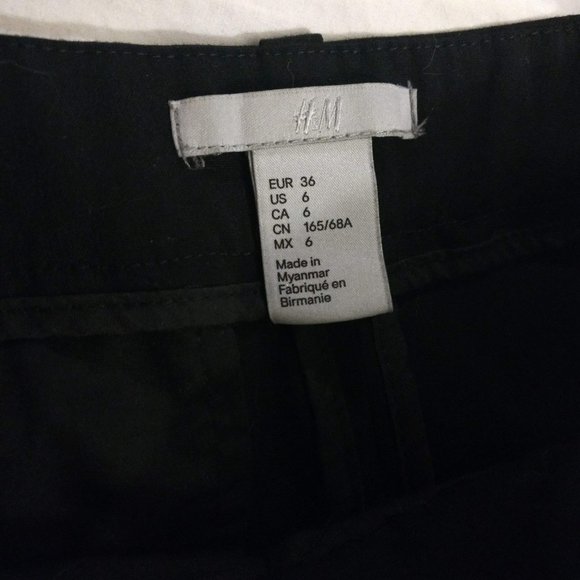 H&M Black Slim Fit Suit Pants - Picture 7 of 7
